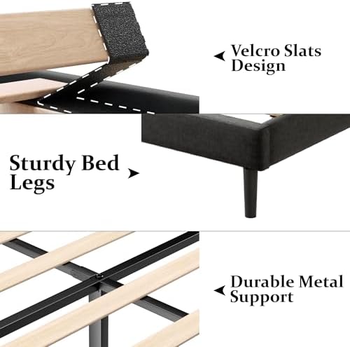Gruwans Queen Size Bed Frame - Image 6