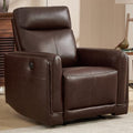 CANMOV Genuine Leather Power Recliner Chairs by CANMOV