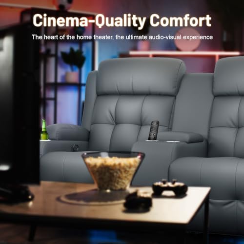 RV Loveseat Recliner Sofa, Home Theater Seating - Image 5