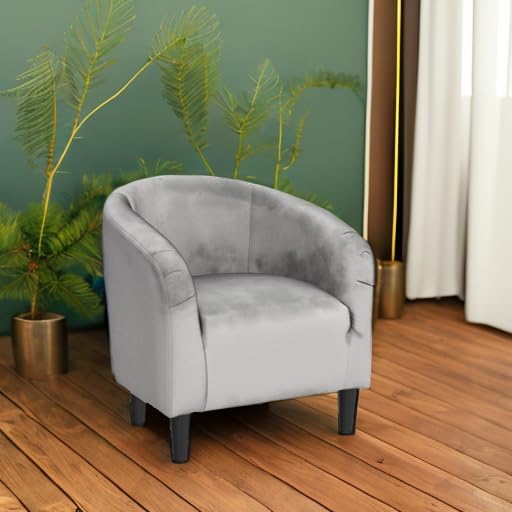 Topeakmart Compact Velvet Accent Chairs Set of 2 - Image 5