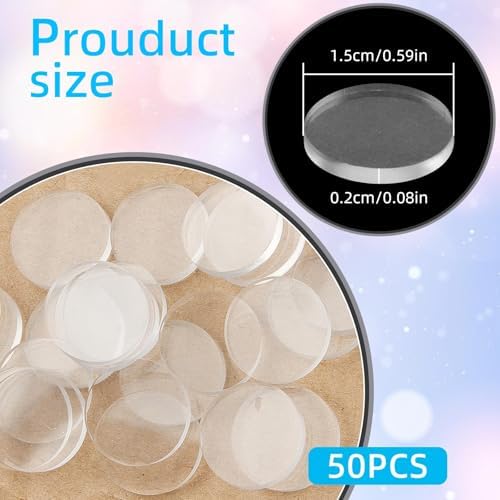 Glass Table Top Anti Slip Pads, Glasses Tables Silicone Pads - Image 2