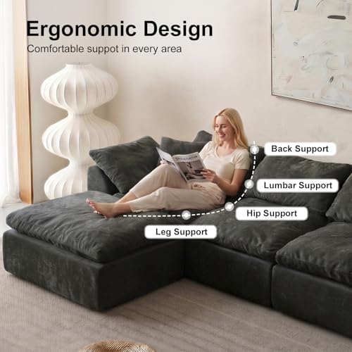Cloud Couch Sectional, Boneless Modular Sofa - Image 6