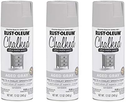 Rust-Oleum Chalked Ultra Matte Aged Gray Spray Paint by Rust-Oleum