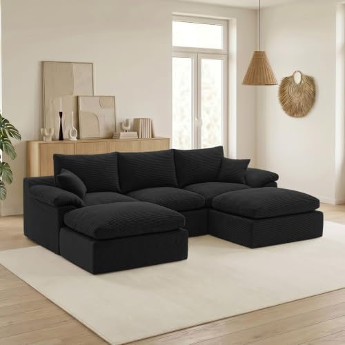Cloud Sectional Couch, Boneless Couch Modular Sofa - Image 6