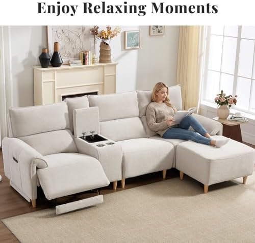 ANJ Power Recliner Sofa Cloud Couches - Image 7