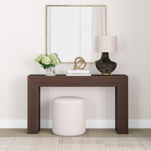 Plank+Beam Grand Console Table, 56 Inch, Walnut Wirebrush - Image 3