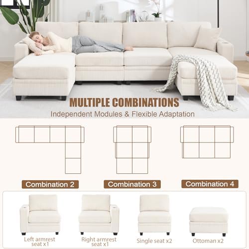 127" Modular Sectional Couch - Image 3