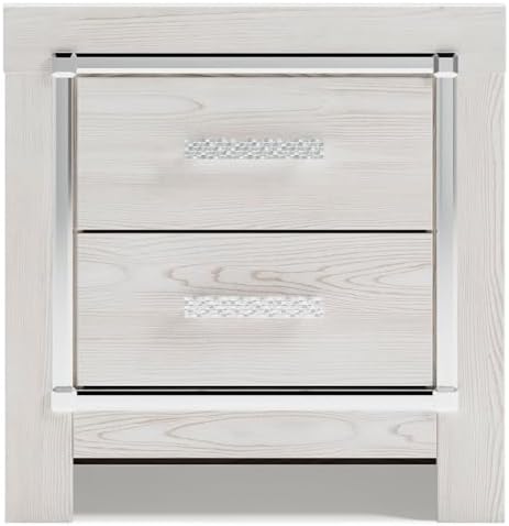 Signature Design by Ashley Altyra White Nightstand - Image 6