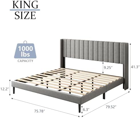 Gruwans King Size Bed Frame - Image 2