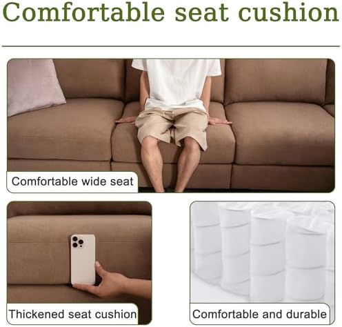 150.4" Large Sectional Couches for Living Room, Corner Couch - Image 4