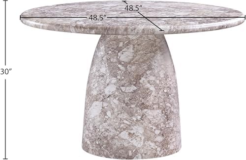 Meridian Furniture 701Brown-T Cosenza Collection Art Deco 48.5" Indoor/Outdoor - Image 3