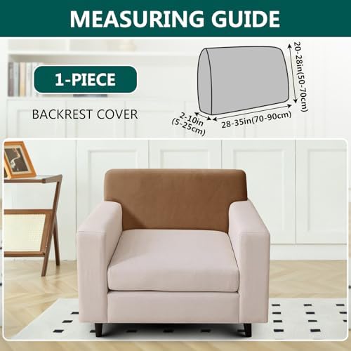 UNBBRRL Stretch Sofa Backrest Cushion Cover - Image 2