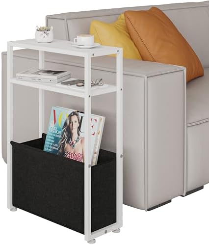Leomonio Narrow Side Table, Slim End Tables - Image 6