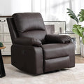 360° Swivel Rocking Leather Recliner Chair by zzlay