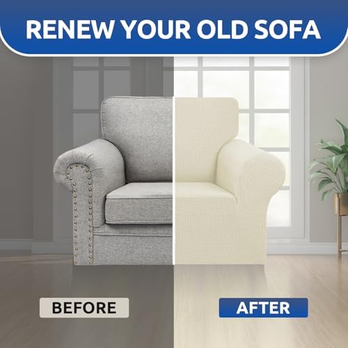 KEKUOU Stretch Chair Sofa Slipcover, Single Couch Cover - Image 5