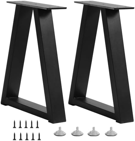 16 Inch Trapezoid Bench Legs Metal Coffee Table Legs, End & Side Table Feets by Unknown