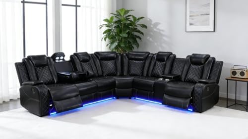 Power Sectional Sofa, Power Recliner Sofa Set by LianHongDirect-Nervlox
