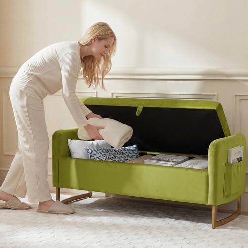 48" End of Bed Bench, Modern Storage Bench - Image 6