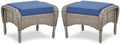 Belord Outdoor Ottomans for Patio Foot Rest by Belord
