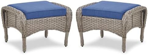 Belord Outdoor Ottomans for Patio Foot Rest by Belord