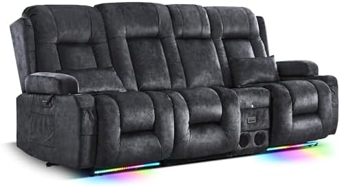 TUNYI Power Loveseat Recliner Sofa by Becomesyourhomepartner
