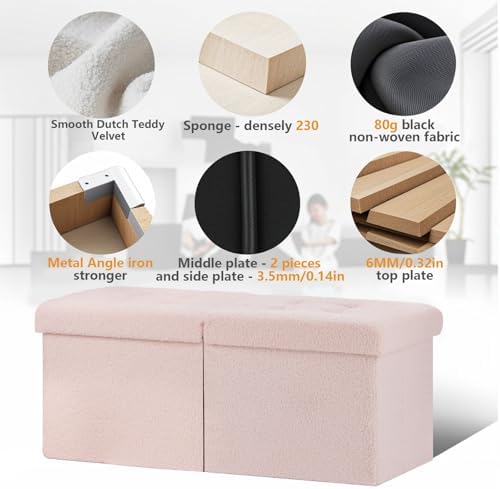 AmasSmile Ottoman Storage Bench - Image 7