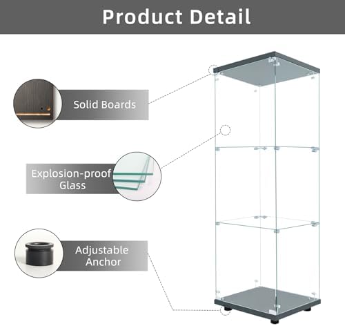 LFT HUIMEI2Y 3-Tier Glass Display Cabinet - Image 4