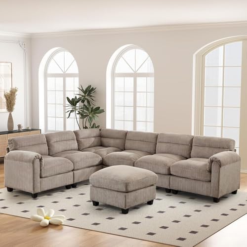 HAOMARKETS 115" Modular Sectional Sofa Couch - Image 7