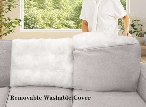 Legend Vansen Oversized Modular Sectional Sofa, U/L‑Shaped Reversible Couch - Image 5