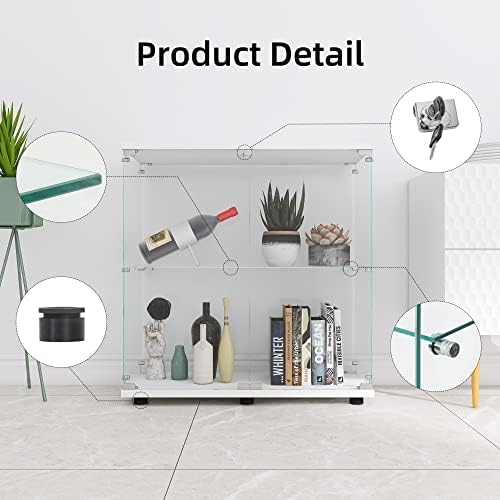 LFT HUIMEI2Y 2-Tier Glass Display Cabinet - Image 3