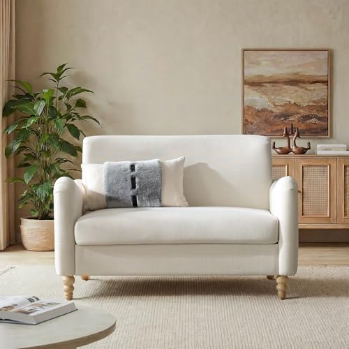50.5 Inch Mid-century Modern Upholstered Loveseat Sofa by ECOHARBOR