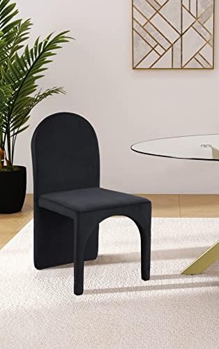 Meridian Furniture 803Black-SC Summer Collection Modern | Contemporary Velvet - Image 2