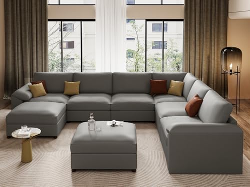 EASE MOOSE Sectional Couches for Living Room, U Shaped Modular Sofa - Image 6