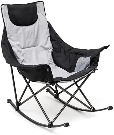 SUNNYFEEL Oversized Folding Rocking Camping Chair by SunnyFeelCamping