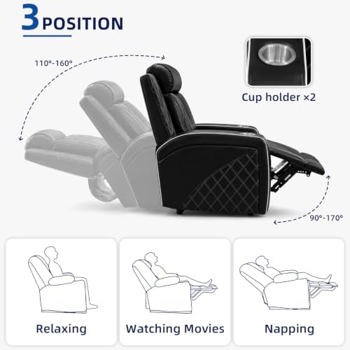 Leather Power Recliner Sofa Set - Image 5