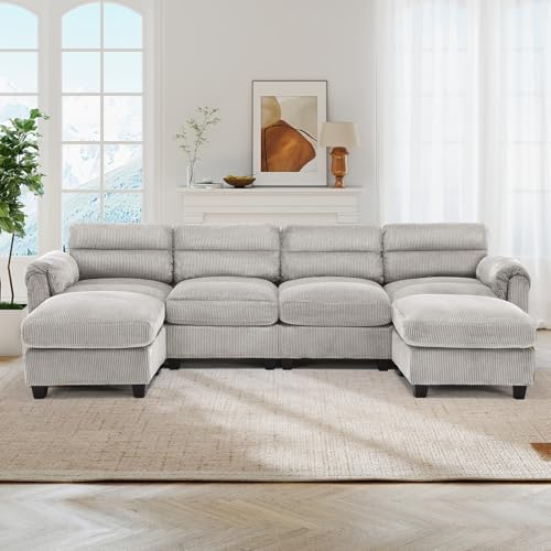 HAOMARKETS 115” Modular Sectional U Shaped Sofa - Image 7