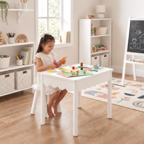 CAALMA Kids Table and Chair Set, Solid Wood - Image 6