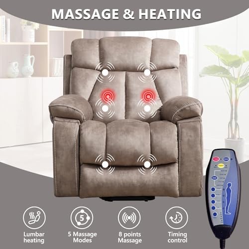 CANMOV Large Power Lift Recliner Chairs - Image 4