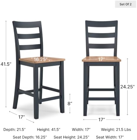 Signature Design by Ashley Gesthaven Counter Height Barstools - Image 3