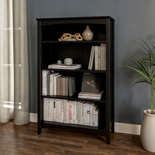 Camaflexi Shaker Style 4 Shelf Bookcase/Solid Wood / 48" High/Adjustable - Image 3