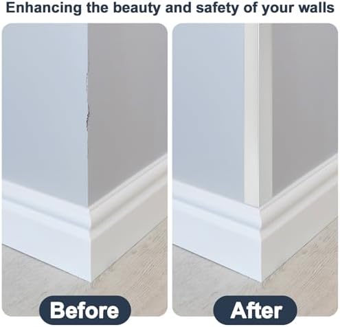 4PCS 45" Aluminum Metal Corner Protectors, Self Adhesive Corner Guards - Image 7