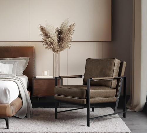 Yaheetech Mid-Century Accent Chair, Modern Armchair - Image 2