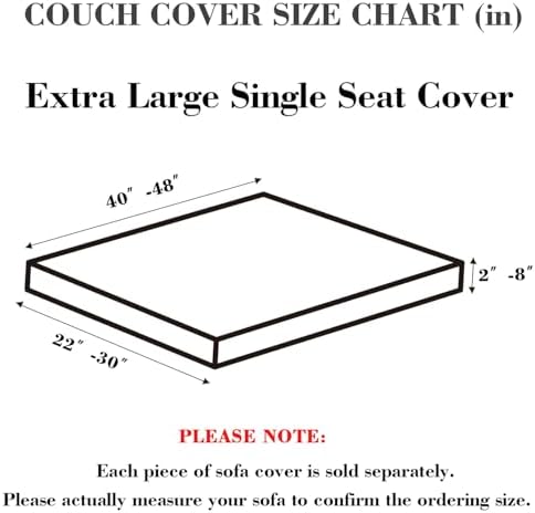 Sofa Covers Couch Covers for Sofa Pet Friendly Couch Cushion Covers Universal - Image 2