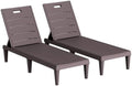 Homall Patio Chaise Lounge Chairs Set of 2, Outdoor Lightweight Lounge Chairs by Homall
