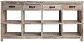Reclaimed Wood Console Table by Unknown