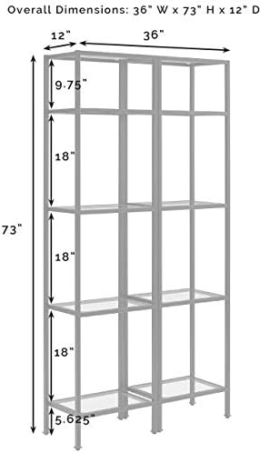 Crosley Furniture Aimee 2-Piece Bookshelf Set - Image 3