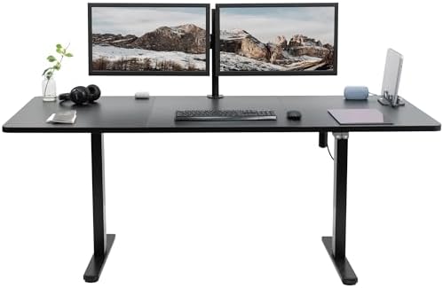 VIVO Black 71 x 30 in Standing Desk, DESK-KIT-0B7B by VIVO