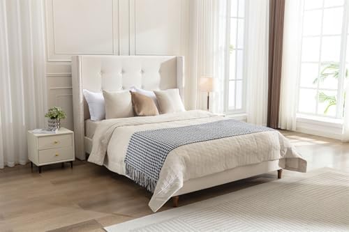 Upholstered Queen Bed Frame - Image 5