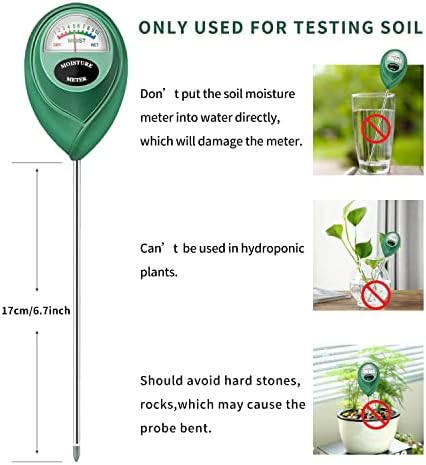 Censinda Soil Moisture Meter, 2 Pack Soil Moisture Monitor - Image 6