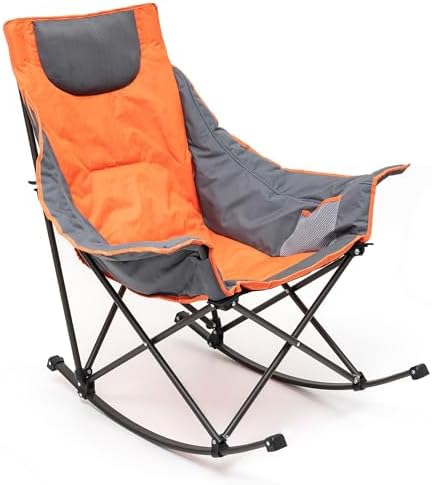 SUNNYFEEL Oversized Folding Rocking Camping Chair by SunnyFeelCamping